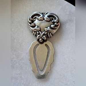 Silver Heart Brighton Bookmark
